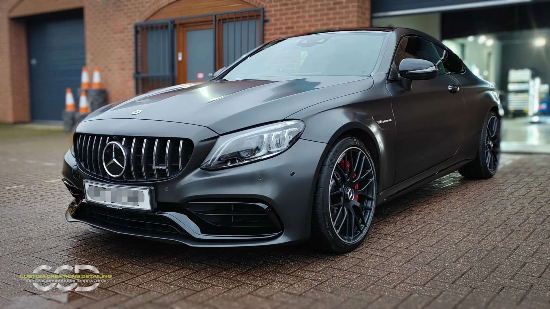 Grey Matte Mercedes